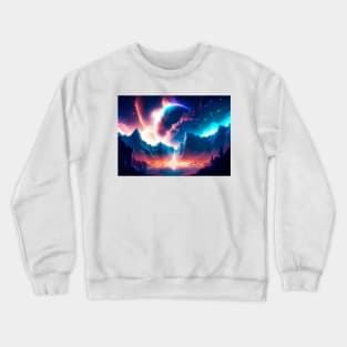 Chaotic Cosmos, Magical Vistas Crewneck Sweatshirt